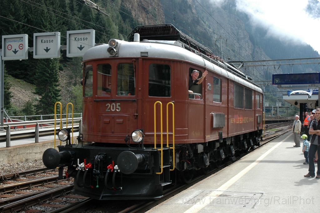 2938-0025-080913.jpg - BLS Ae 6/8 205 / Goppenstein 8.9.2013