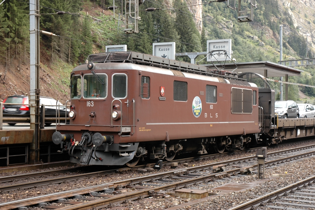 2946-0027-080913.jpg - BLS Re 4/4 163 "Grenchen" / Goppenstein 8.9.2013