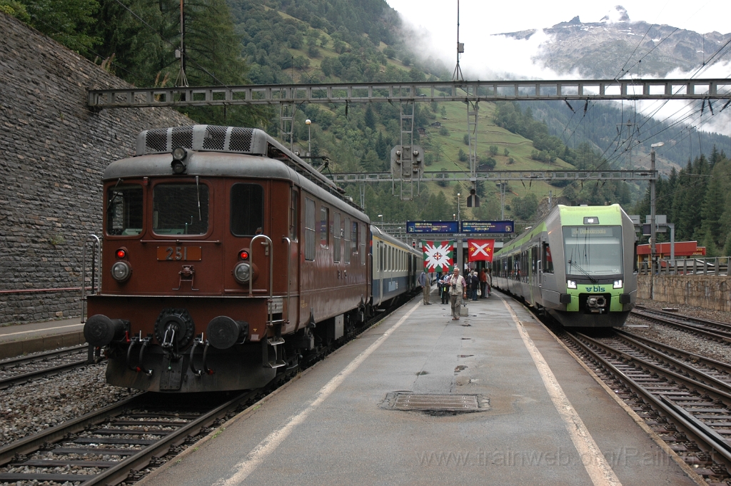 2949-0002-080913.jpg - BLS Ae 4/4 251 + RABe 535.104-4 / Goppenstein 8.9.2013