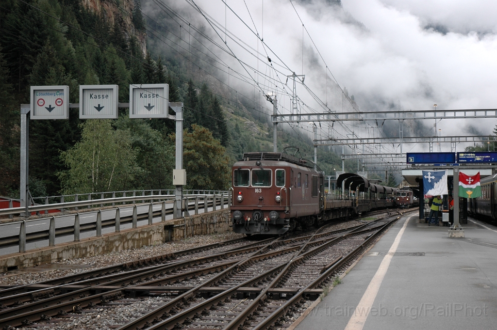 2950-0002-080913.jpg - BLS Re 4/4 163 "Grenchen" / Goppenstein 8.9.2013