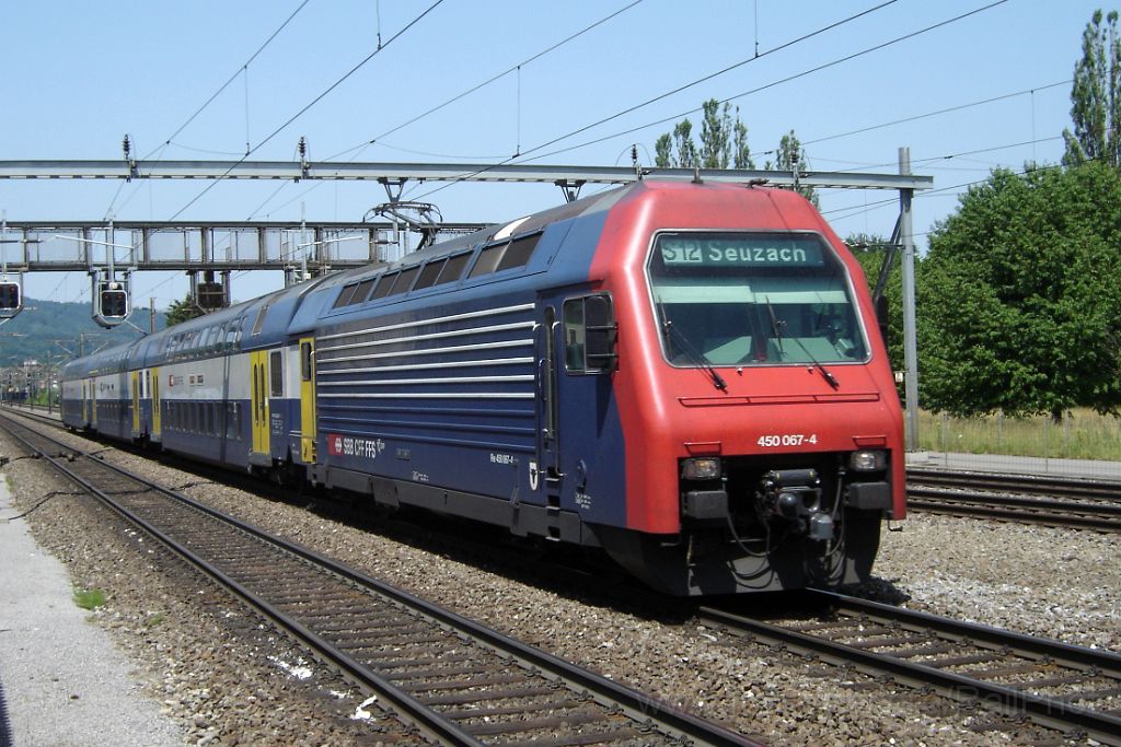 1194-0032-250606.jpg - SBB-CFF Re 450.067-4 "Urdorf" / Glanzenberg 25.6.2006