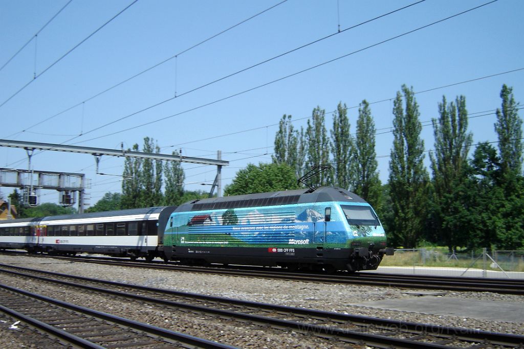 1194-0033-250606.jpg - SBB-CFF Re 460.013-6 "Nord Vaudois" / Glanzenberg 25.6.2006