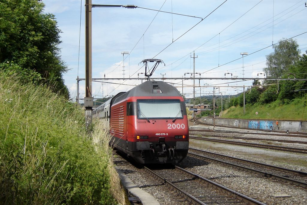 1197-0023-290606.jpg - SBB-CFF Re 460.075-5 "Schafmatt" / Effretikon 29.6.2006
