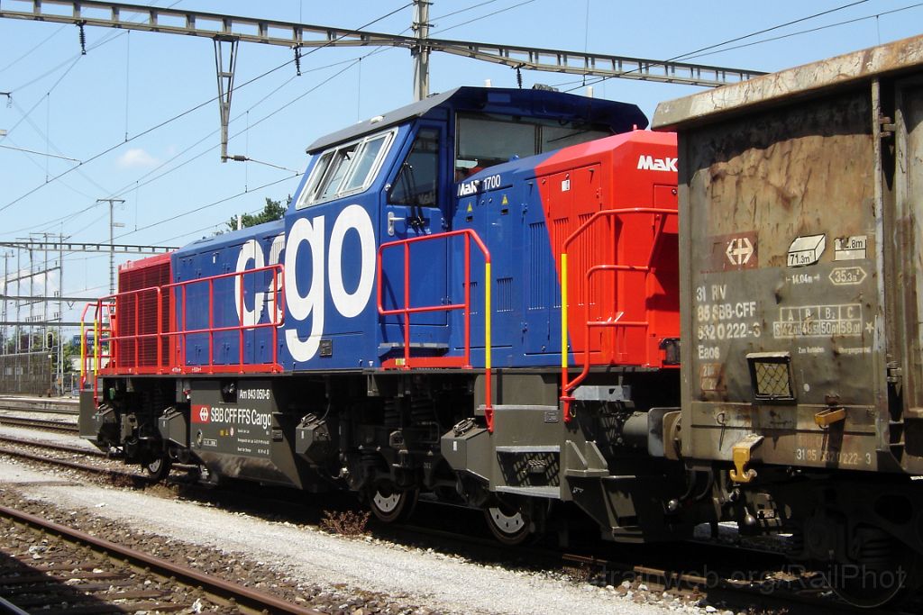 1198-0041-300606.jpg - SBB-CFF Am 843.050-6 / Wohlen 30.6.2006