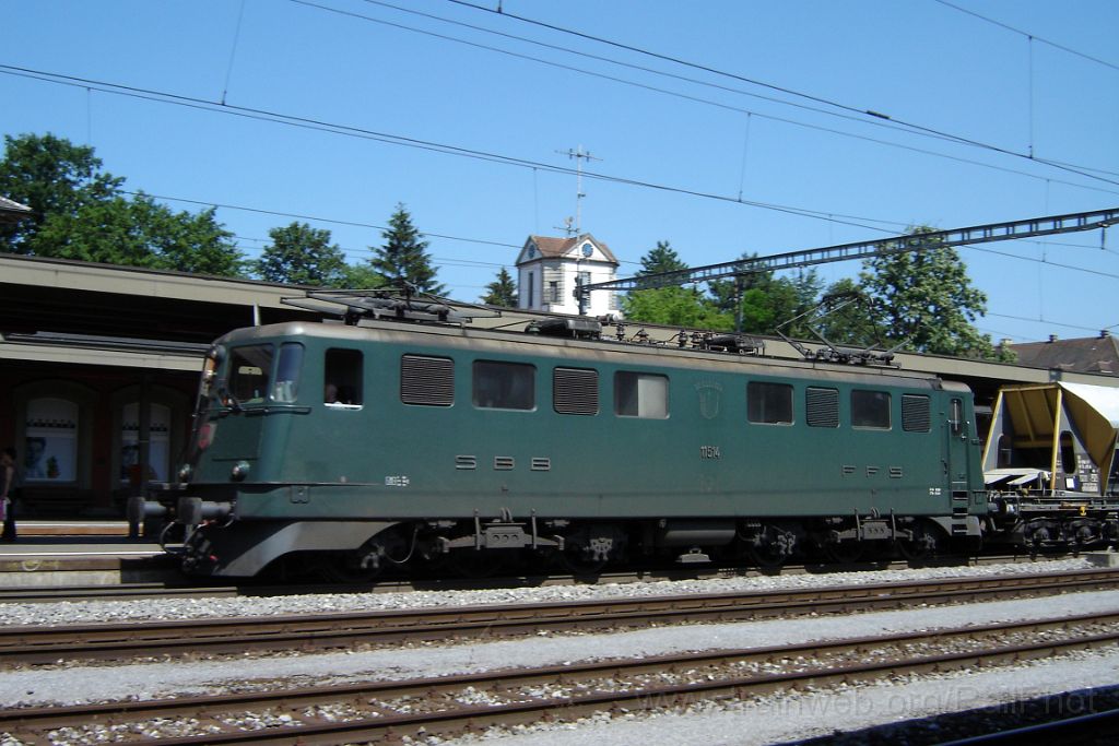1199-0026-300606.jpg - SBB-CFF Ae 6/6 11514 "Weinfelden" / Wohlen 30.6.2006