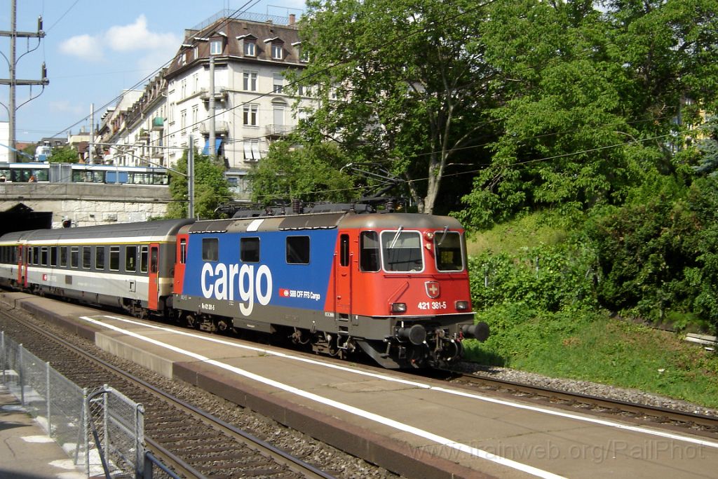 1201-0005-080706.jpg - SBB-CFF Re 421.381-5 / Zürich-Wipkingen 8.7.2006