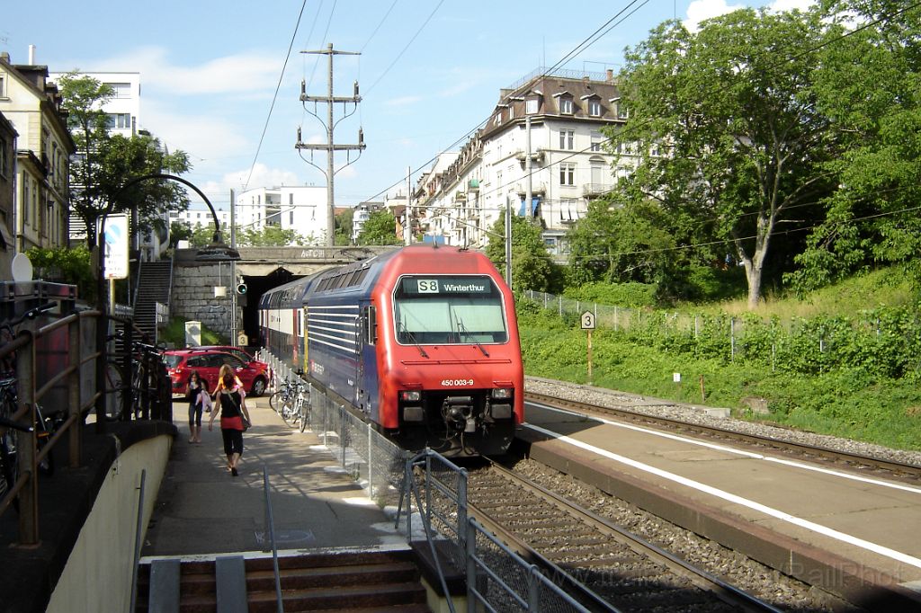 1201-0013-080706.jpg - SBB-CFF Re 450.003-9 "Zollikon" / Zürich-Wipkingen 8.7.2006