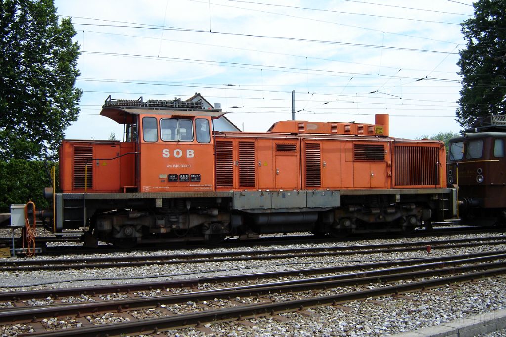 1202-0001-090706.jpg - SOB Am 846.033-9 / Samstagern 9.7.2006