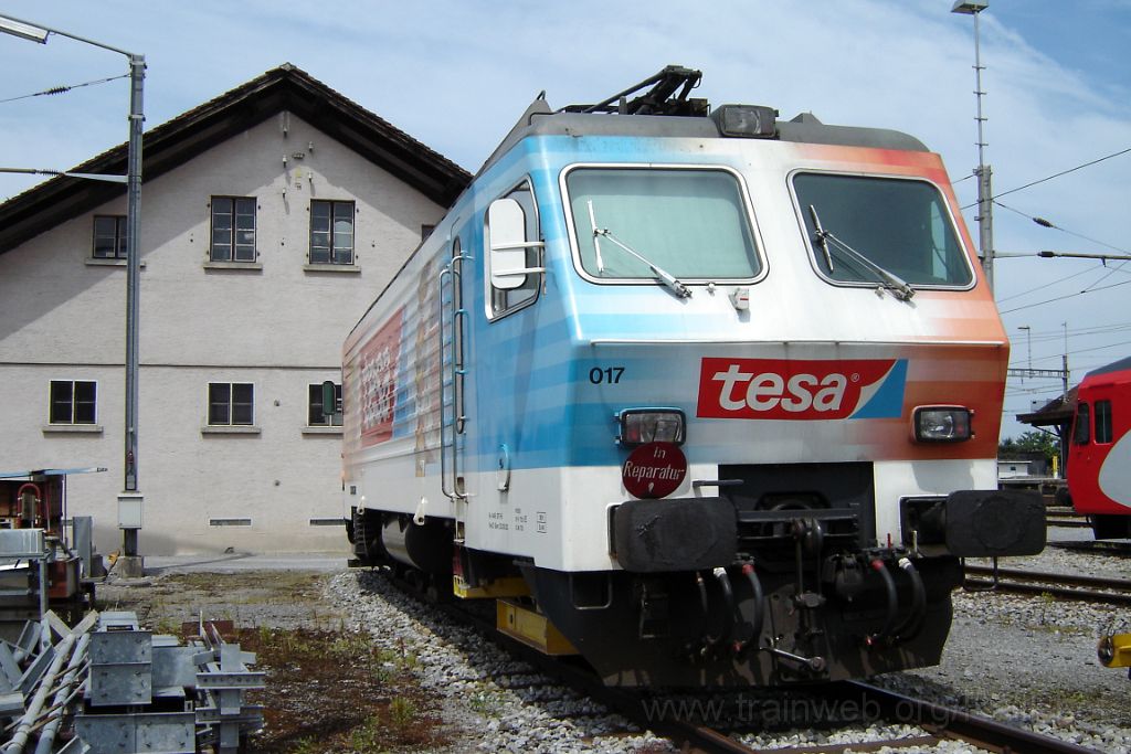 1202-0016-090706.jpg - SOB Re 446.017-6 "Tesa" / Samstagern 9.7.2006