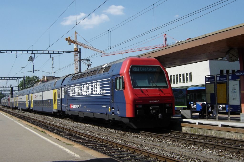 1205-0013-110706.jpg - SBB-CFF Re 450.062-5 "Gossau ZH" / Wetzikon 11.7.2006