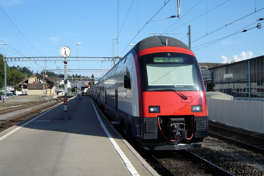 1206-0006-180706.jpg - SBB-CFF RABe 514.007-4 + RABe 514.005-8 / Hinwil 18.7.2006