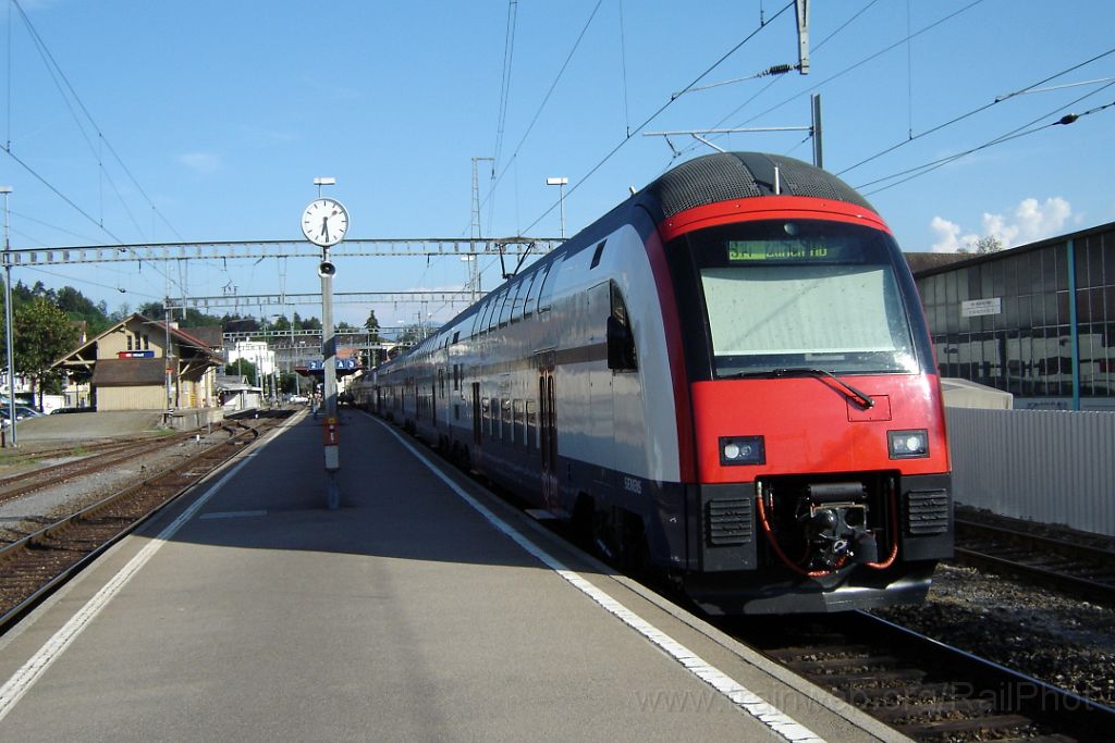 1206-0007-180706.jpg - SBB-CFF RABe 514.007-4 + RABe 514.005-8 / Hinwil 18.7.2006