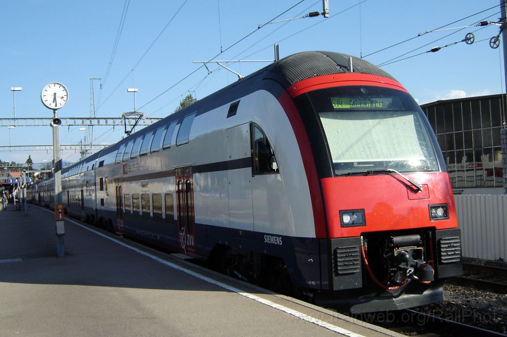 1206-0008-180706.jpg - SBB-CFF RABe 514.007-4 + RABe 514.005-8 / Hinwil 18.7.2006