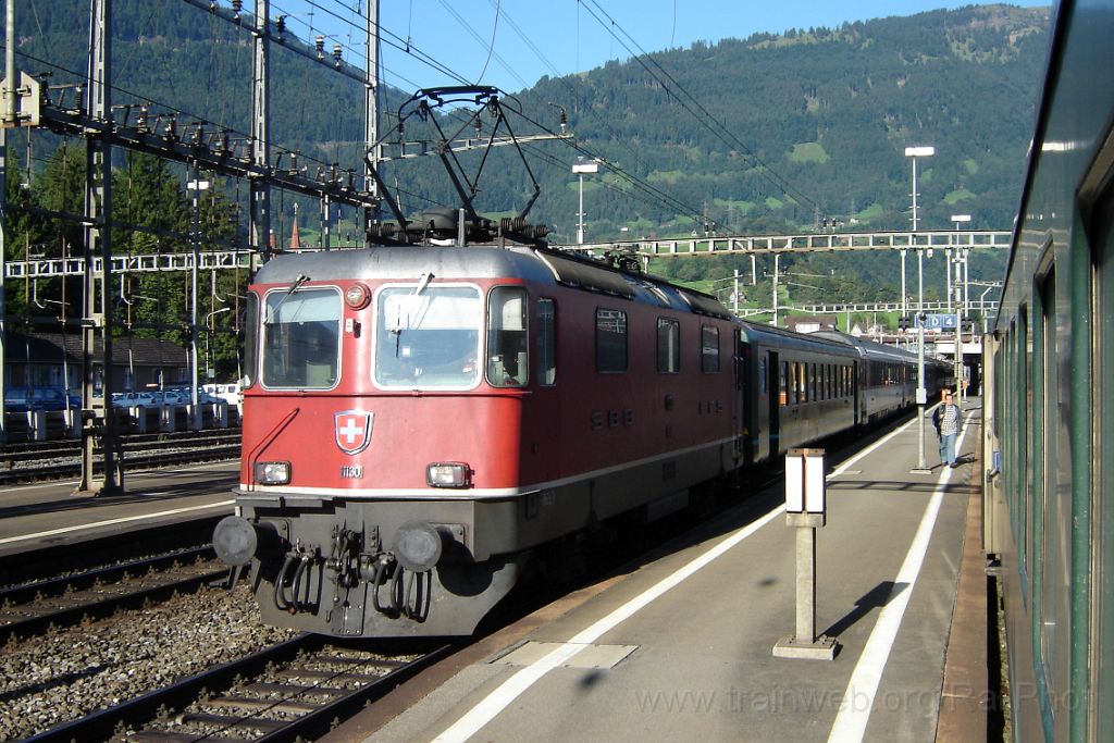 1214-0023-310806.jpg - SBB-CFF Re 4/4'' 11130 / Arth-Goldau 31.8.2006
