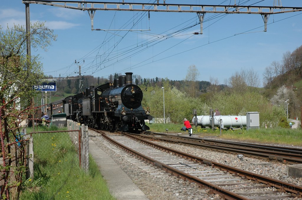 2368-0031-280412.jpg - SBB-CFF A 3/5 705 + B 3/4 1367 / Bauma 28.4.2012