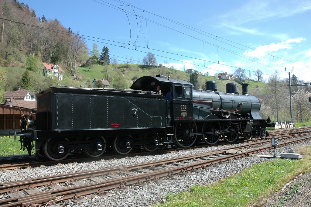2371-0038-280412.jpg - SBB-CFF A 3/5 705 / Bauma 28.4.2012