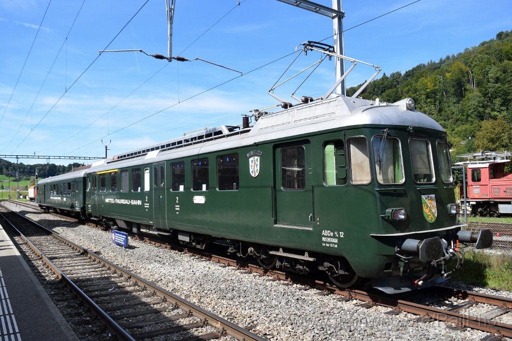 9992-0014-060925.jpg - VHMThB ABDe 4/4 12 "Weinfelden" + BDt 205 / Bauma 6.9.2025