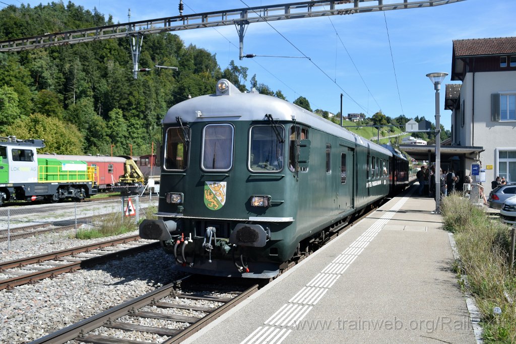 9996-0005-060925.jpg - VHMThB BDt 205 + ABDe 4/4 12 "Weinfelden" / Bauma 6.9.2025