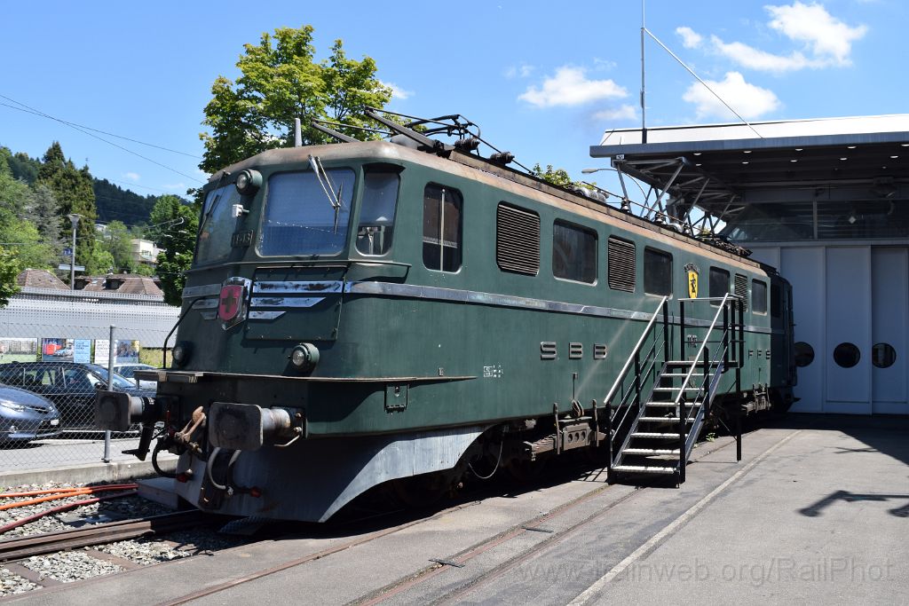 5046-0032-230618.jpg - SBB-CFF Ae 6/6 11413 "Schaffhausen" / Verkehrshaus 23.6.2018