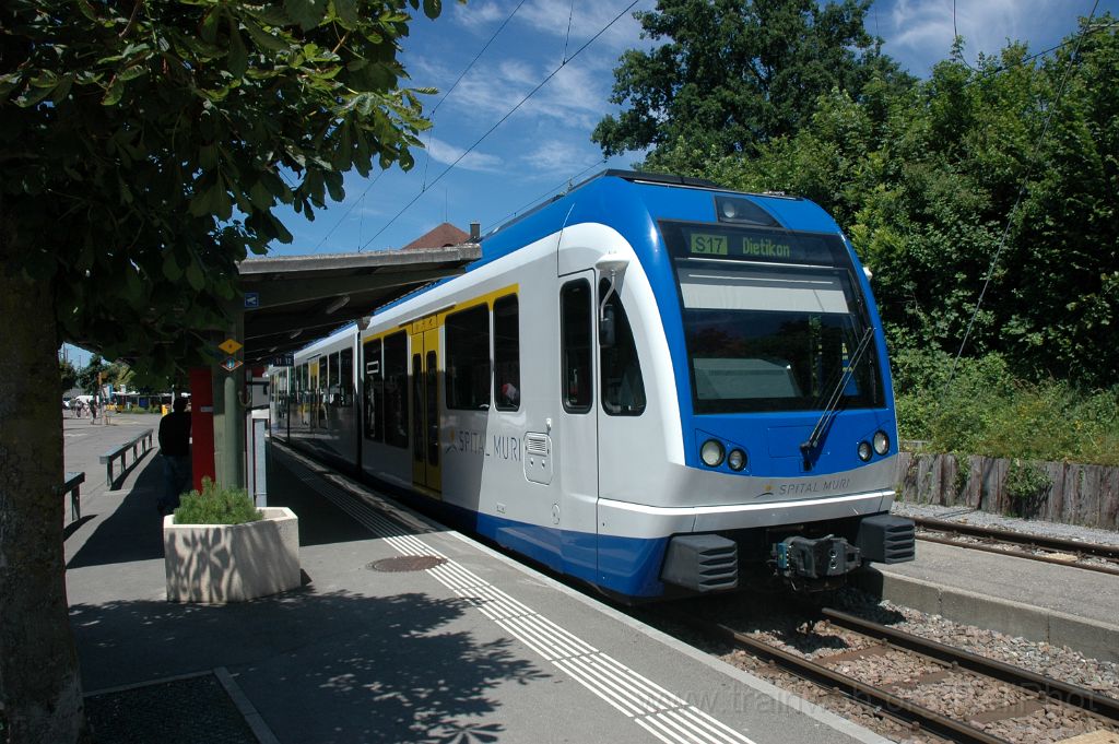 3616-0030-280615.jpg - BDWM ABe 4/8 5011 "Spital Muri" / Wohlen 28.6.2015