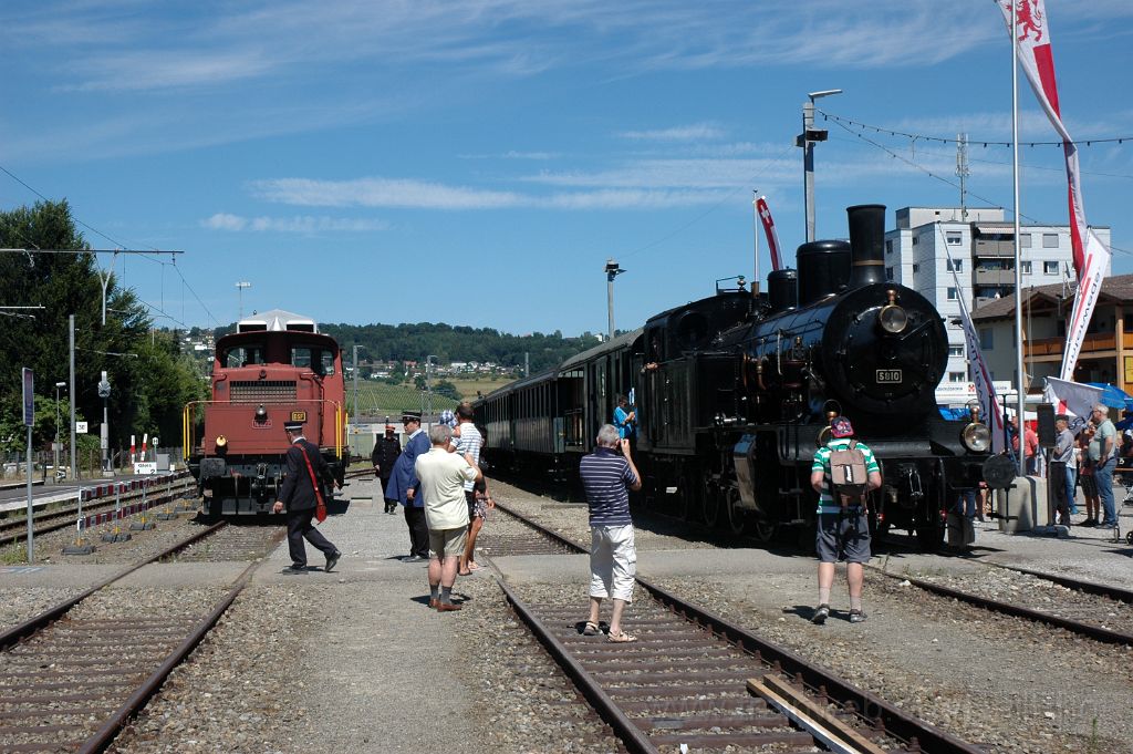 3619-0048-280615.jpg - DSF Em 3/3 18822 + SBB-CFF Eb 3/5 5810 / Bremgarten-West 28.6.2015