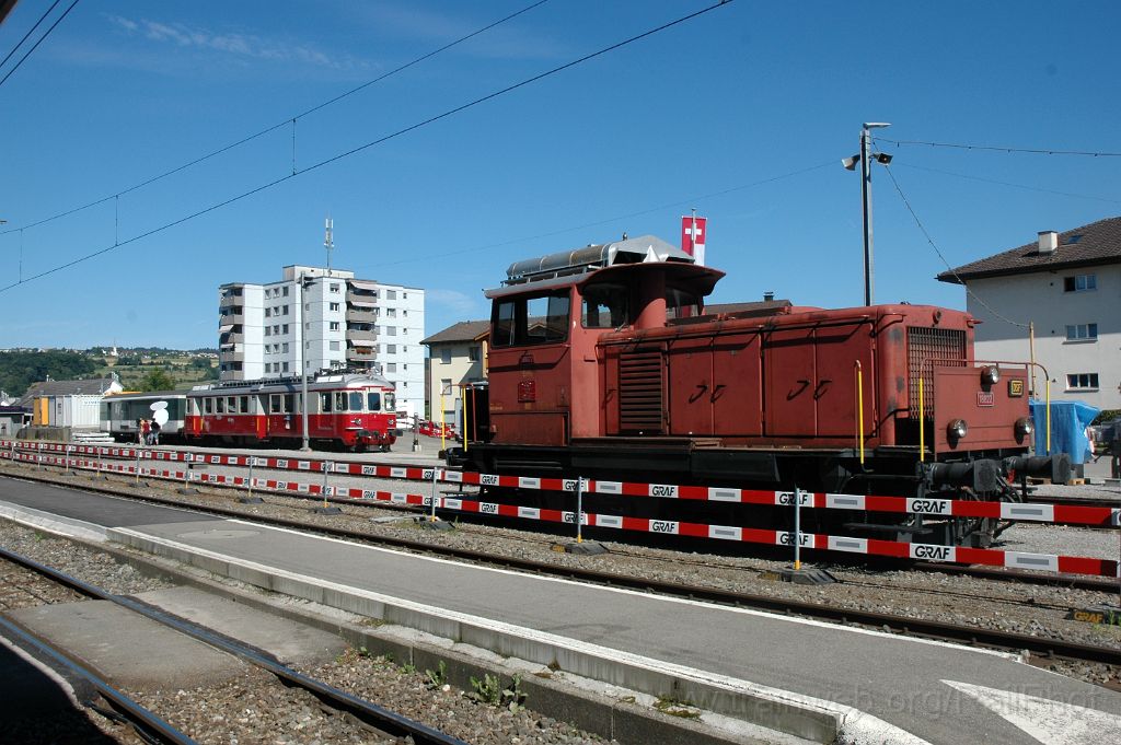 3620-0049-280615.jpg - DSF Em 3/3 18822 + WM BDe 4/4 2 / Bremgarten-West 28.6.2015