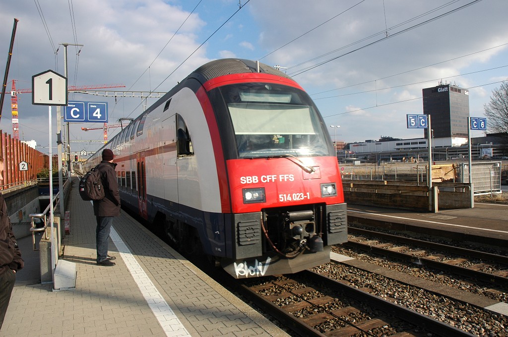 1633-0026-200309.jpg - SBB-CFF RABe 514.023-1 / RBe 514.423-3 / Wallisellen 20.3.2009