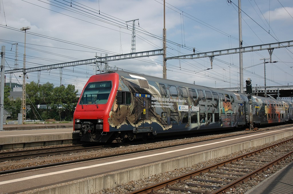 1668-0004-220509.jpg - SBB-CFF Bt (DPZ) 50 85 26-33 979-3 «ZKB Nachtnetz» / Zürich-Altstetten 22.5.2009