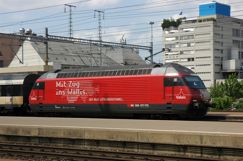 1668-0027-220509.jpg - SBB-CFF Re 460.090-4 «Goffersberg / Valais Excellence» / Zürich-Altstetten 22.5.2009