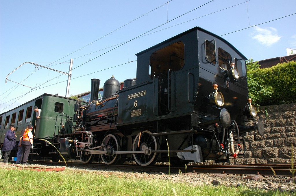 1673-0034-240509.jpg - Perlen E 3/3 6 + UeBB CZm 1/2 31 / Arth-Goldau 24.5.2009