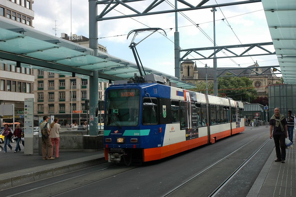 1680-0008-300509.jpg - TPG Be 4/8 849 «Veyrier» / Gare Cornavin 30.5.2009