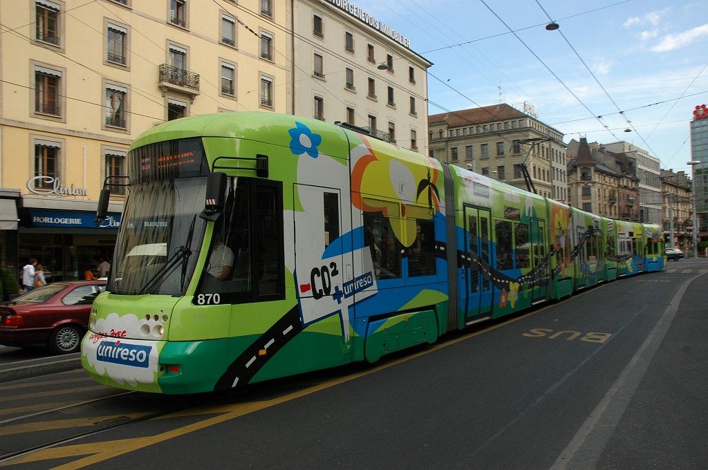 1680-0040-300509.jpg - TPG Be 6/8 870 «Unireso» / Place de Cornavin 30.5.2009