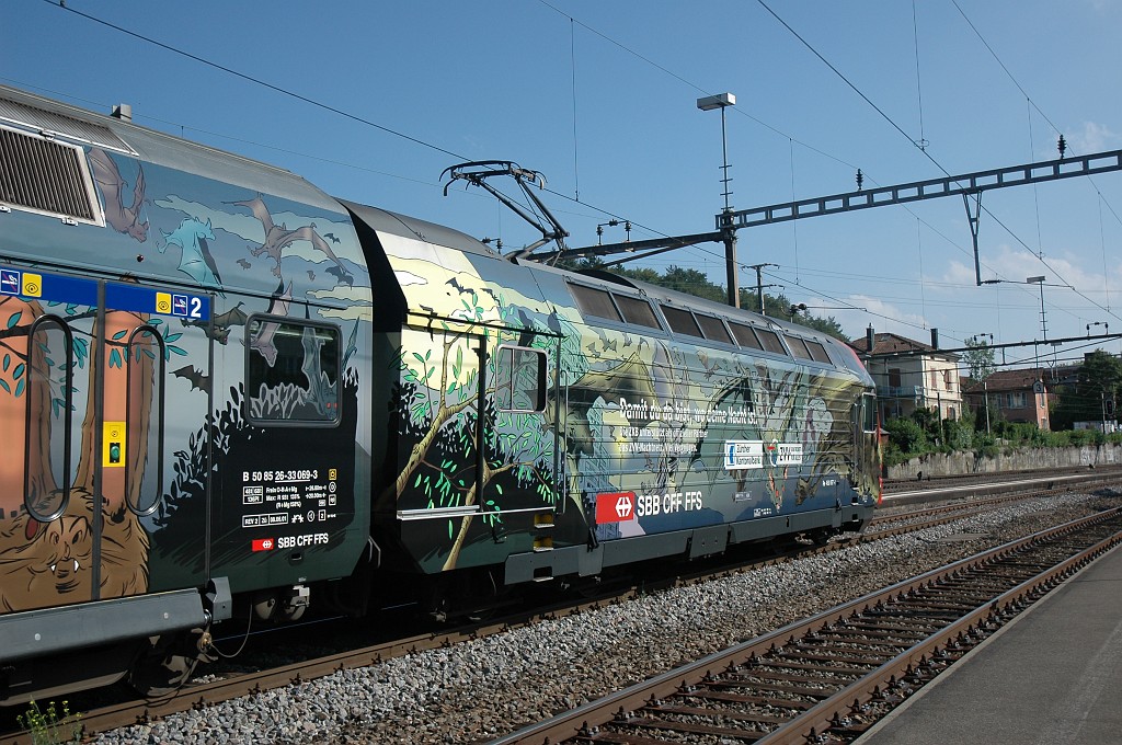 1698-0046-160709.jpg - SBB-CFF Re 450.097-1 «ZKB Nachtnetz» / Effretikon 16.7.2009