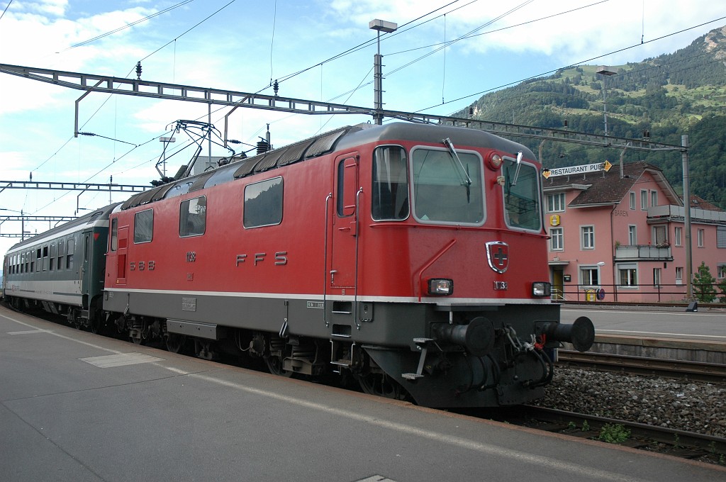 1702-0017-200709.jpg - SBB-CFF Re 4/4'' 11138 / Arth-Goldau 20.7.2009