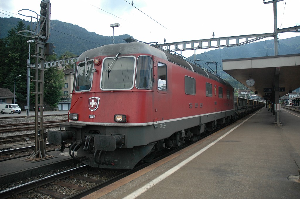 1702-0029-200709.jpg - SBB-CFF Re 6/6 11680 «Möhlin» / Arth-Goldau 20.7.2009