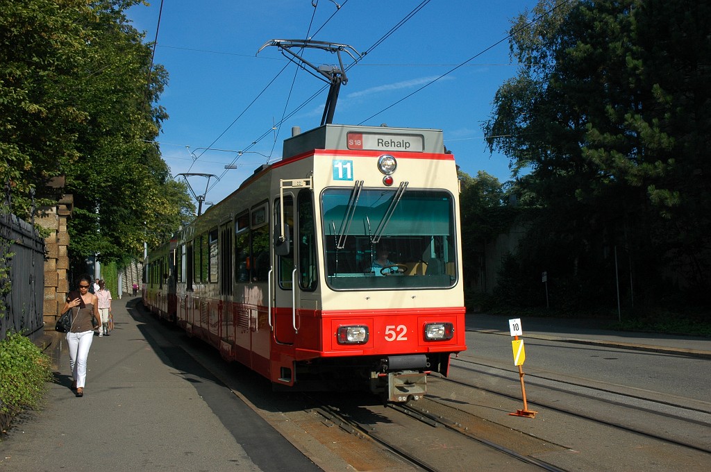 1711-0022-050809.jpg - FB Be 4/4 52 / Stadelhofen 5.8.2009