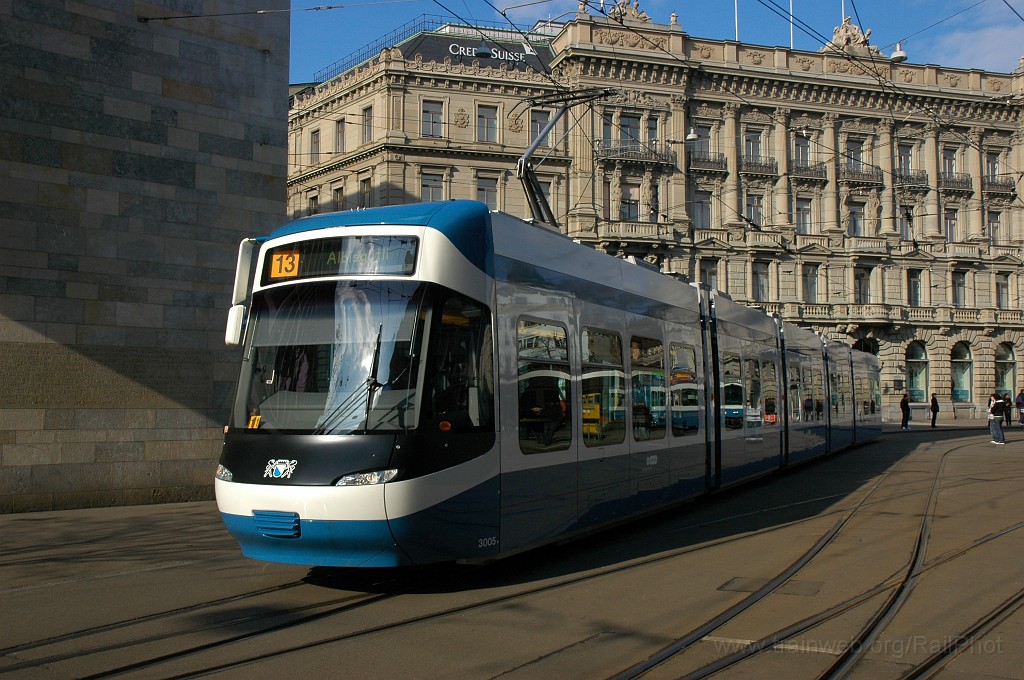 1813-0035-200210.jpg - VBZ Be 5/6 3005 / Paradeplatz 20.2.2010