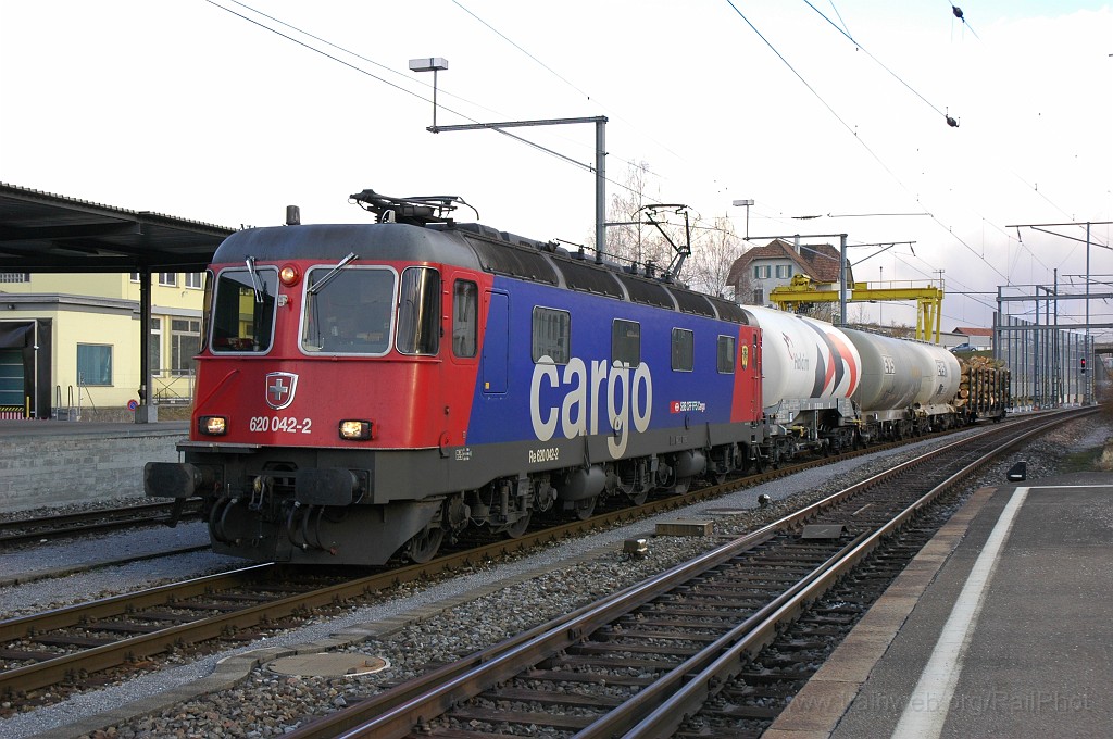 1821-0018-050310.jpg - SBB-CFF Re 620.042-2  «Monthey» / Wallisellen 5.3.2010