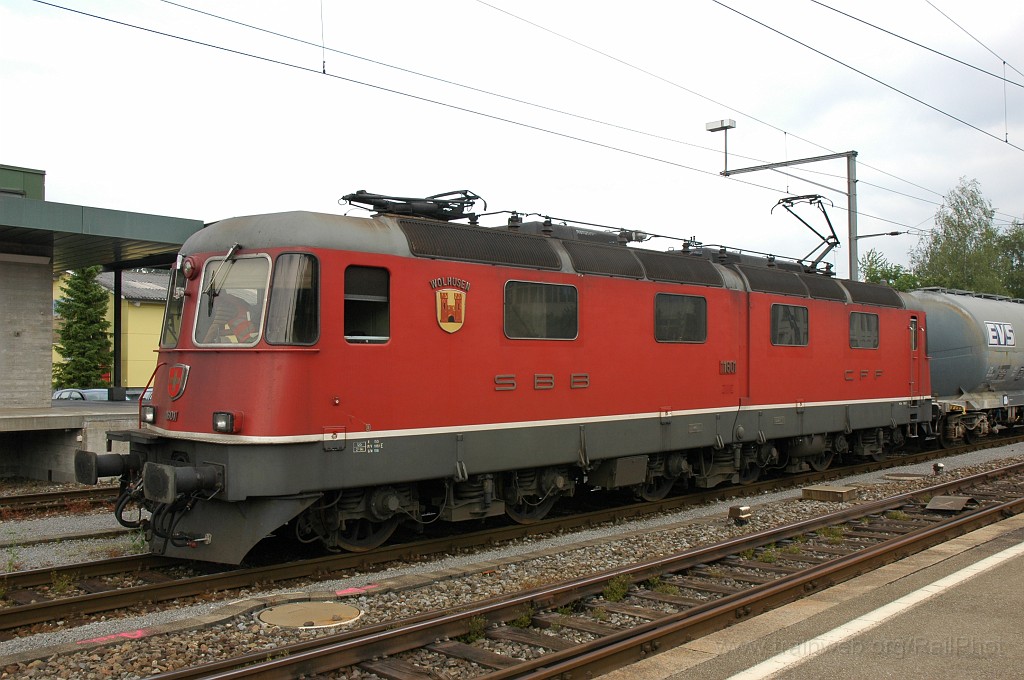 1893-0043-150610.jpg - SBB-CFF Re 6/6 11601 «Wolhusen» / Wetzikon 15.6.2010