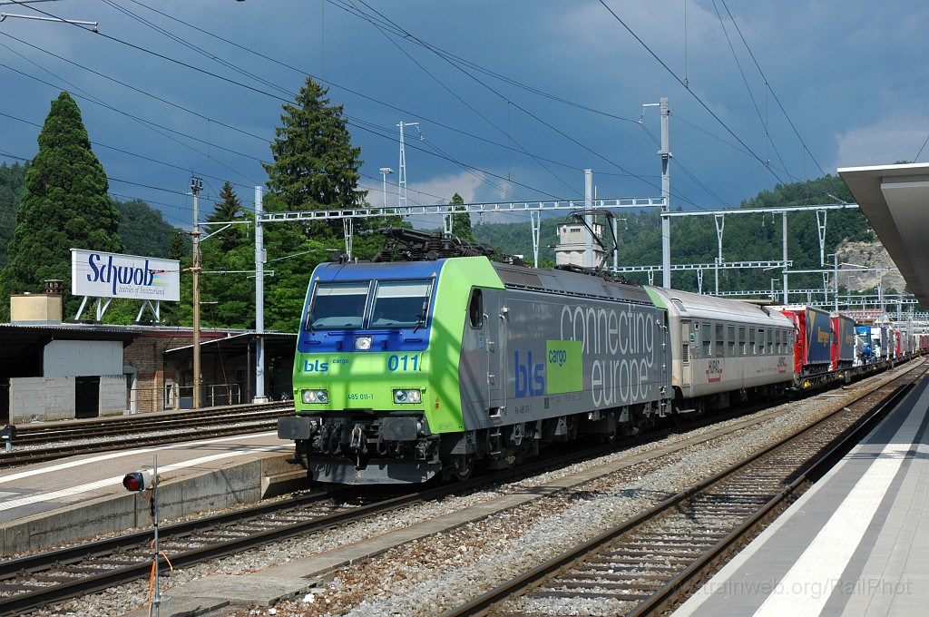 1911-0038-220610.jpg - BLS Re 485.011-1 «Weil am Rhein» / Burgdorf 22.6.2010