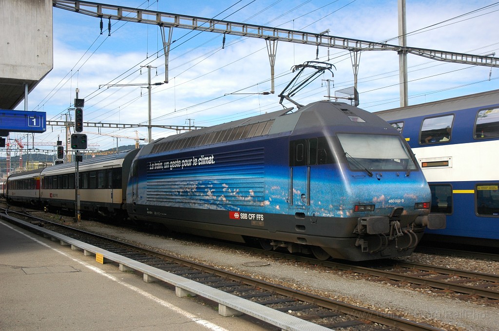 1971-0048-250810.jpg - SBB-CFF Re 460.002-9 «Seeland / Fürs Klima die Bahn» / Dietikon 25.8.2010