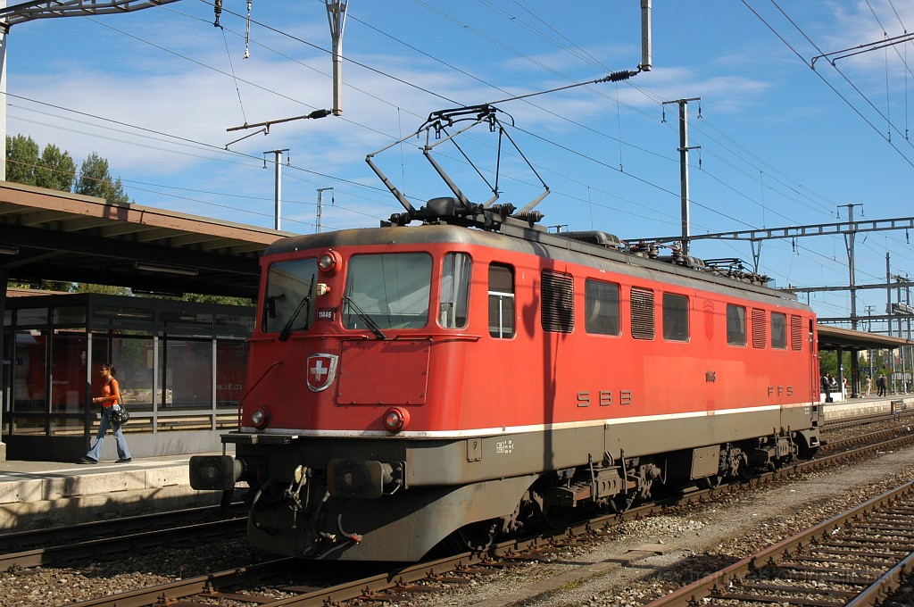 1973-0042-250810.jpg - SBB-CFF Ae 6/6 11446 «Bellinzona» / Dietikon 25.8.2010