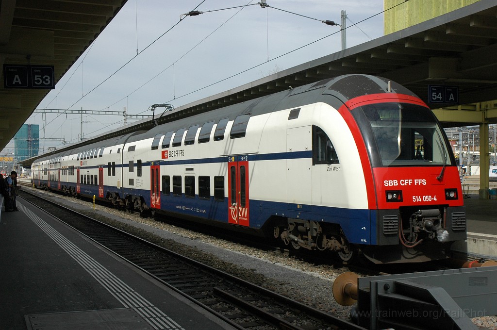 1982-0046-140910.jpg - SBB-CFF RABe 514.050-4 «Züri West» / Zürich HB 14.9.2010