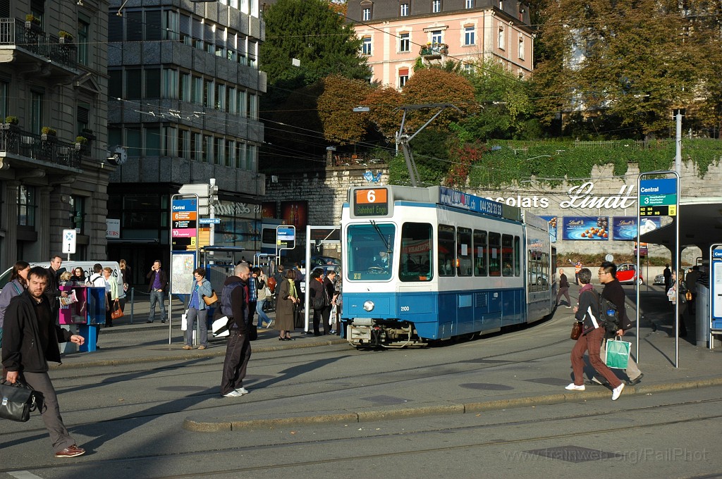 1991-0021-051010.jpg - VBZ Be 4/8 2100 / Central 5.10.2010