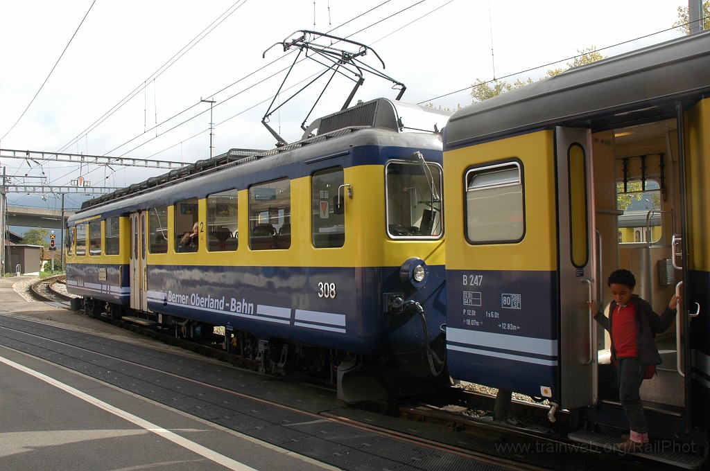 1994-0005-101010.jpg - BOB ABeh 4/4 308 «Gsteigwiler» / Interlaken-Ost 10.10.2010