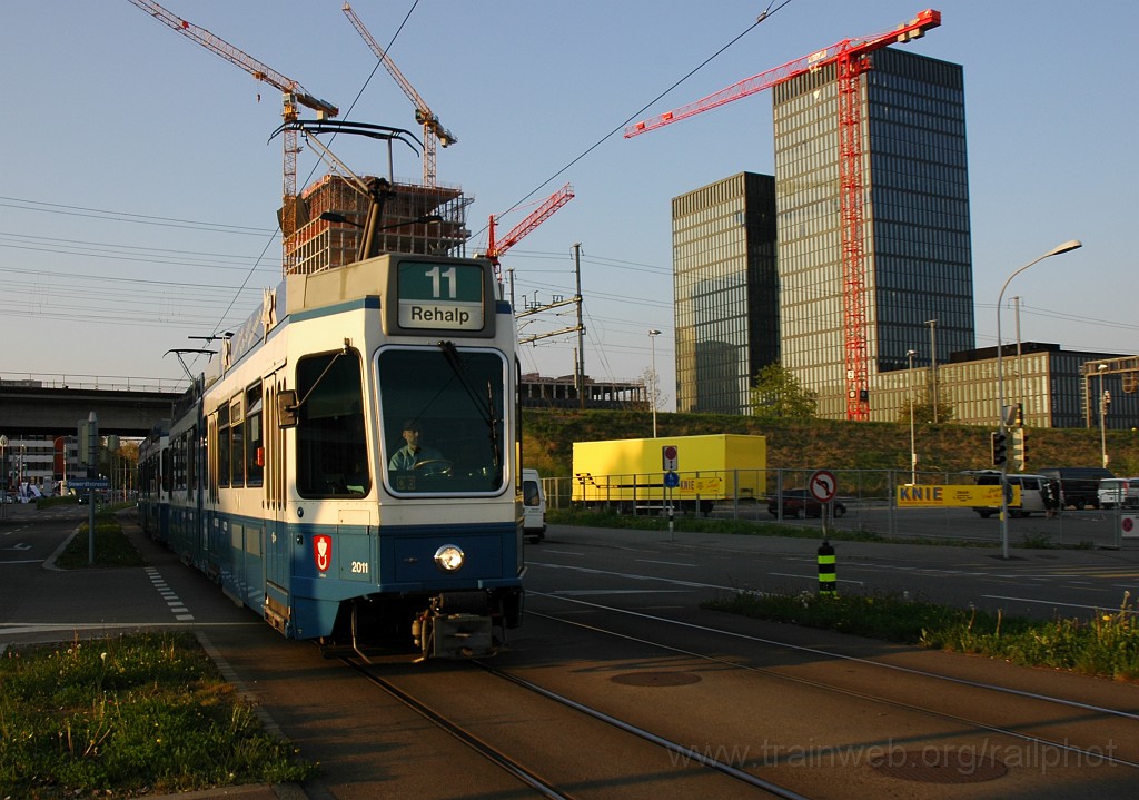 2091-0026-150411.jpg - VBZ Be 4/6' 2011 «Oerlikon» / Messe Hallenstadion 15.4.2011