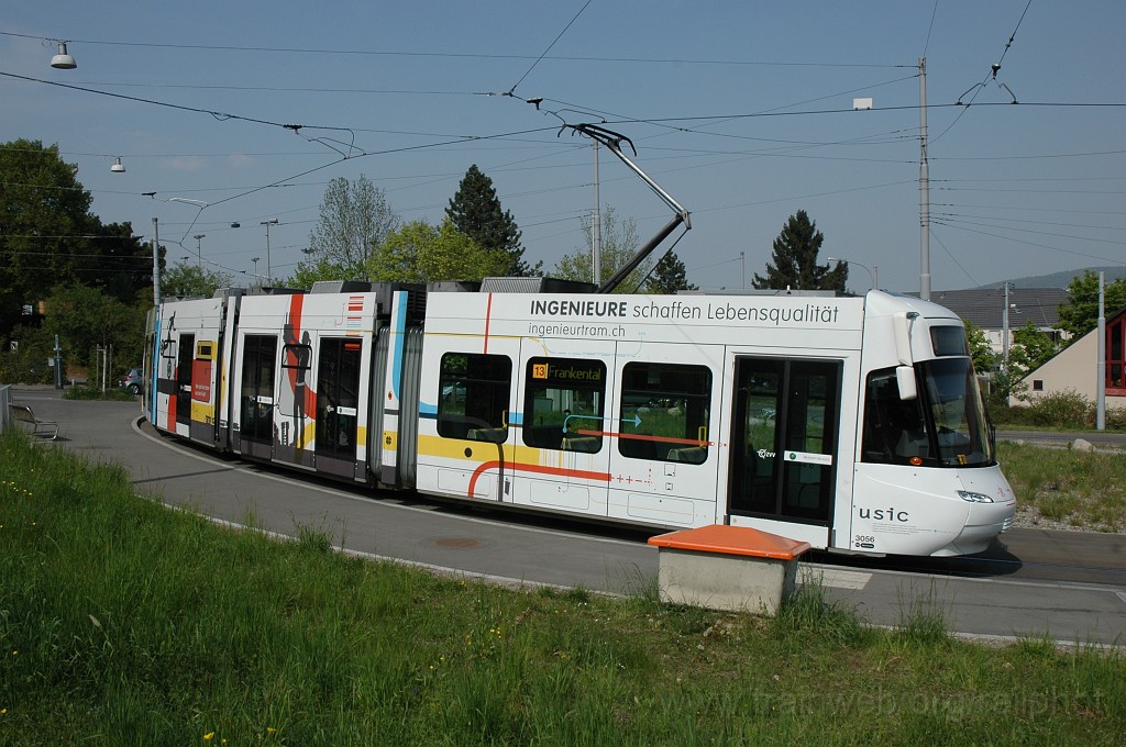 2097-0001-210411.jpg - VBZ Be 5/6 3056 «Ingenieurtram» / Albisgütli 21.4.2011