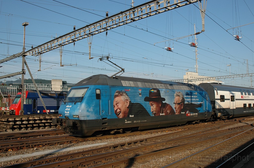 2143-0022-120711.jpg - SBB-CFF Re 460.076-3 «Sergio, Benoit et Beat» / Zürich HB 12.7.2011
