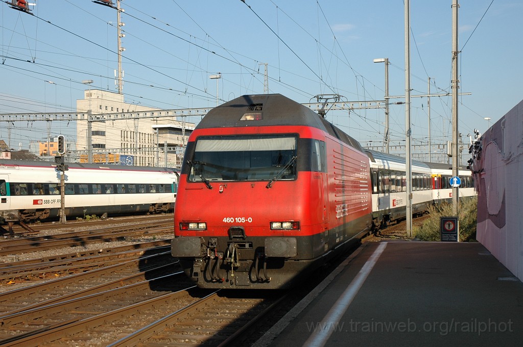 2143-0028-120711.jpg - SBB-CFF Re 460.105-0 «Fürstenland» / Zürich HB 12.7.2011
