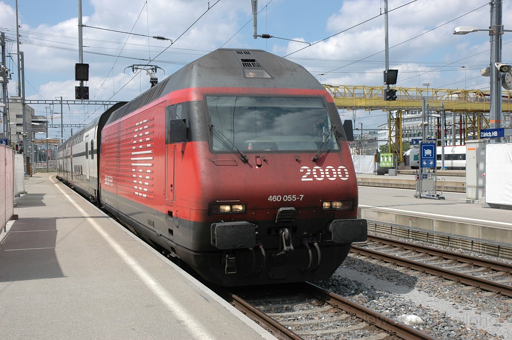 2156-0036-310711.jpg - SBB-CFF Re 460.055-7 «Lillehammer» / Zürich HB 31.7.2011